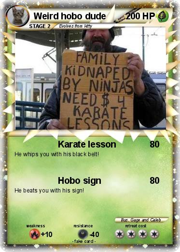 Pokemon Weird hobo dude