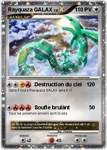 Pokemon Rayquaza GALAX