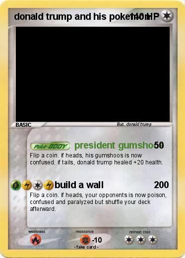 Pokemon donald trump and his pokemon