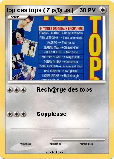 Pokemon top des tops ( 7 p@rus )