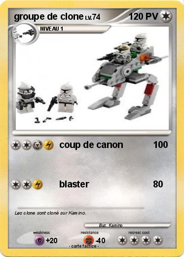 Pokemon groupe de clone
