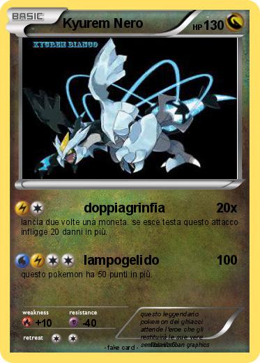Pokemon Kyurem Nero