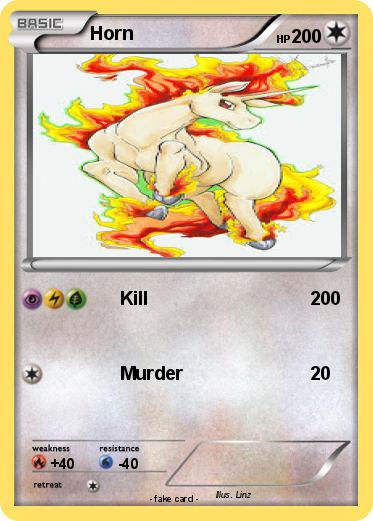 Pokémon Horn 47 47 - Kill - My Pokemon Card