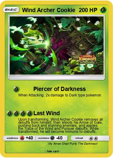 Pokemon Wind Archer Cookie
