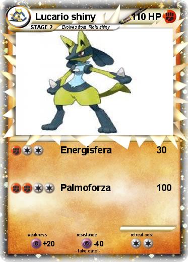 Pokemon Lucario shiny