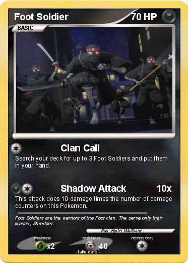 Pokemon Foot Soldier