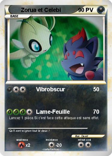 Pokemon Zorua et Celebi