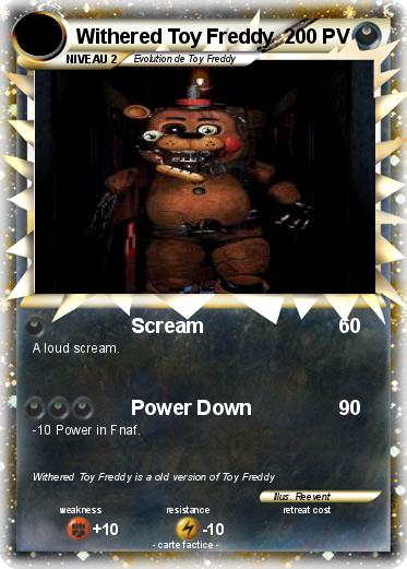 Pokemon Withered Toy Freddy