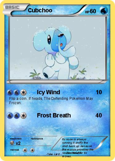 Pokemon Cubchoo