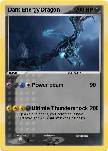 Pokemon Dark Energy Dragon