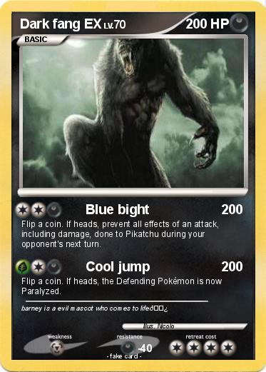Pokemon Dark fang EX