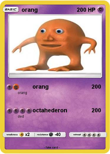 Pokemon orang