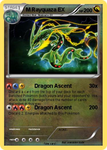 Pokemon M Rayquaza EX