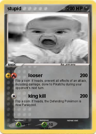 Pokemon stupid
