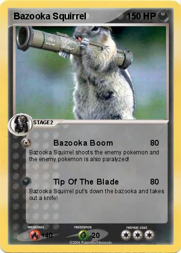 Pokemon Bazooka Squirrel
