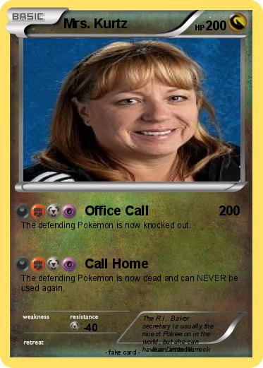 Pokemon Mrs. Kurtz