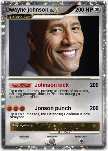 Pokemon Dwayne johnson