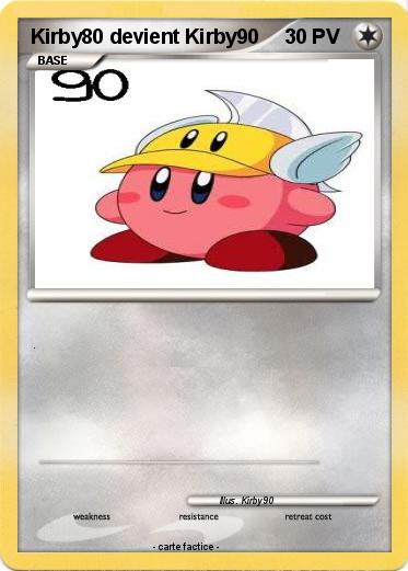 Pokemon Kirby80 devient Kirby90