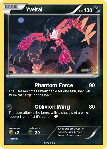 Pokemon Yveltal