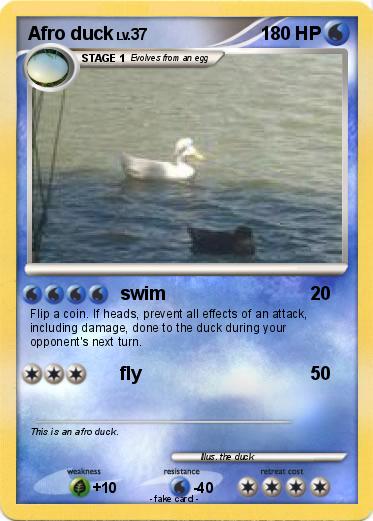 Pokemon Afro duck