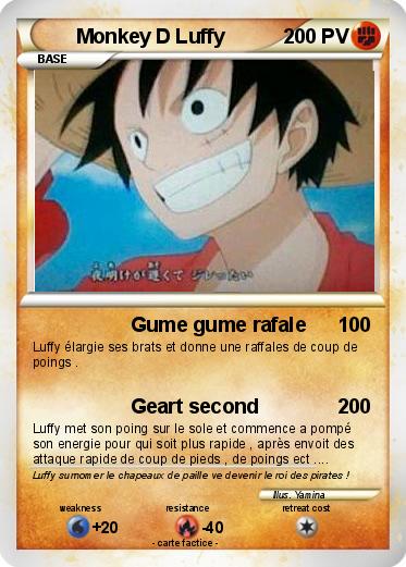 Pokemon Monkey D Luffy