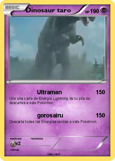 Pokemon Dinosaur taro