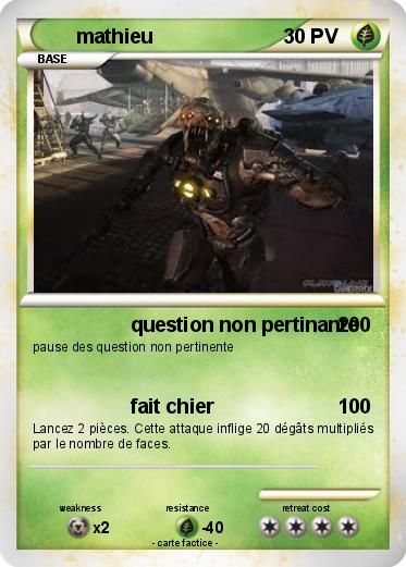 Pokemon mathieu