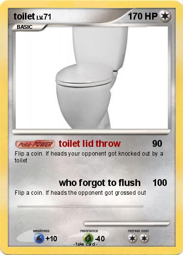 Pokemon toilet