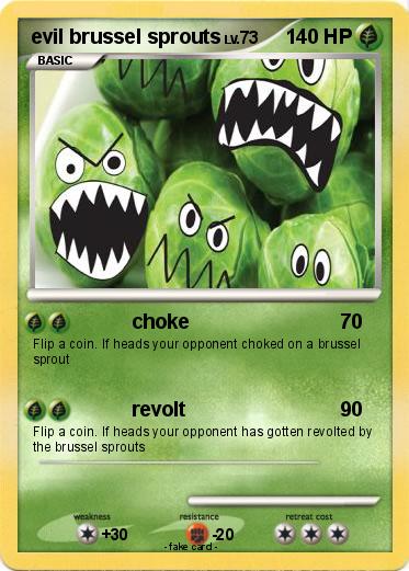 Pokemon evil brussel sprouts