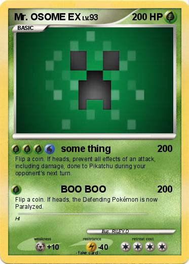 Pokemon Mr. OSOME EX