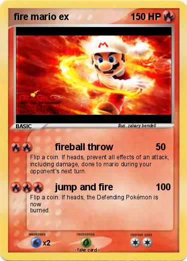 Pokemon fire mario ex