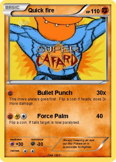 Pokemon Quick fire
