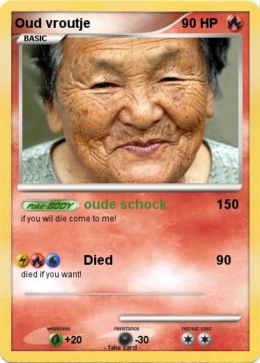 Pokemon Oud vroutje