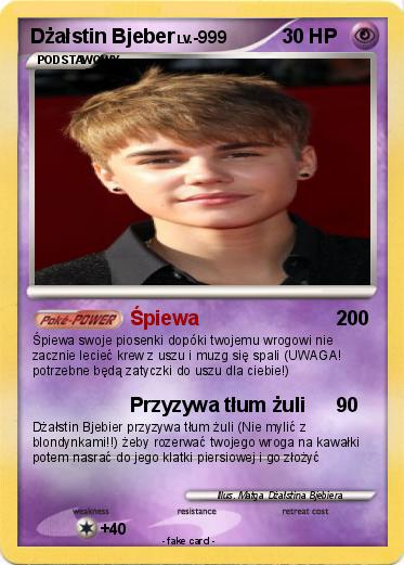 Pokemon Dżałstin Bjeber