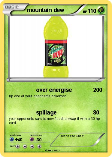 Pokemon mountain dew
