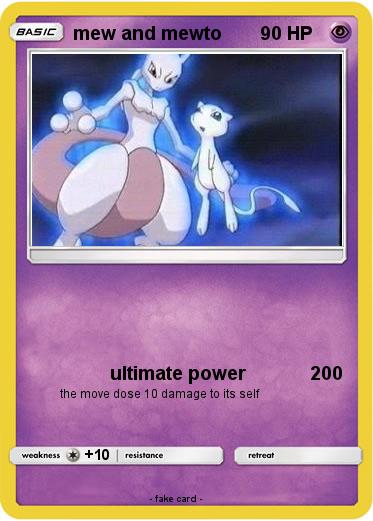 Pokemon mew and mewto