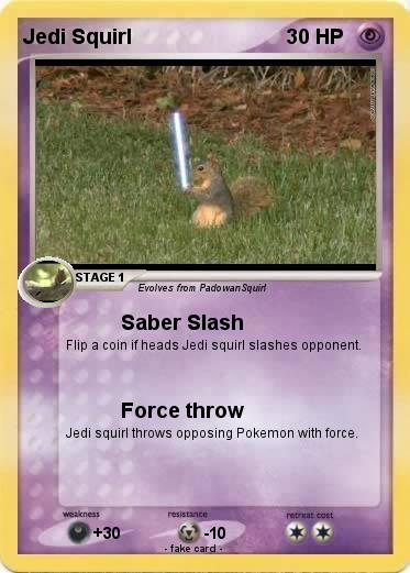 Pokemon Jedi Squirl