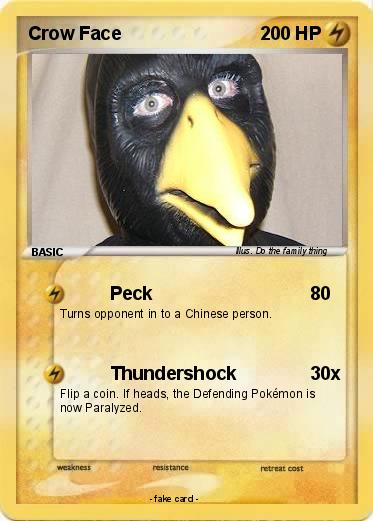Pokemon Crow Face