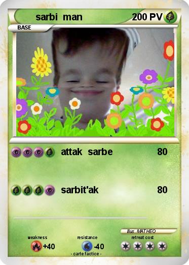 Pokemon sarbi  man