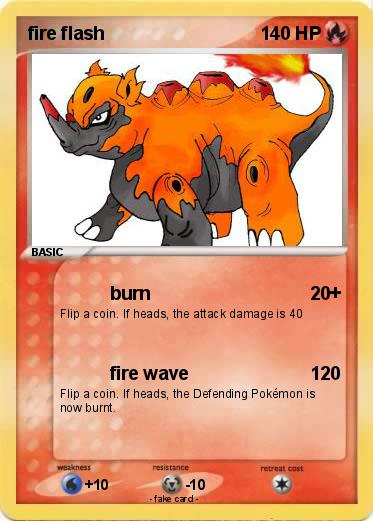 Pokemon fire flash