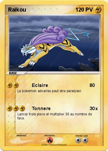 Pokemon Raikou