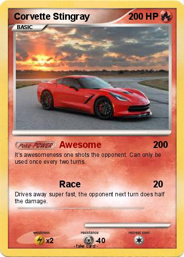 Pokemon Corvette Stingray