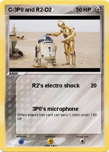 Pokemon C-3P0 and R2-D2