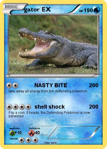 Pokemon gator EX