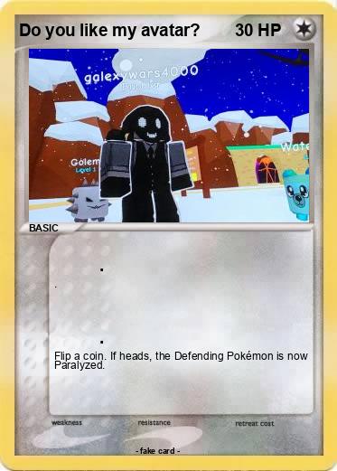 Pokemon Do you like my avatar?