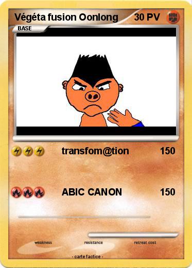 Pokemon Végéta fusion Oonlong