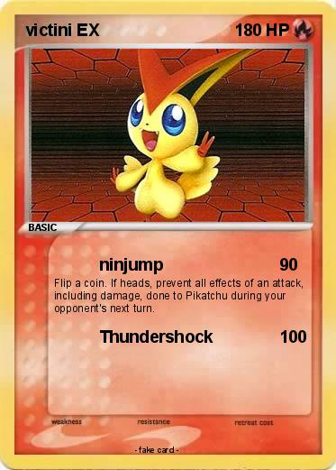Pokemon victini EX