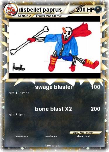 Pokemon disbeilef paprus