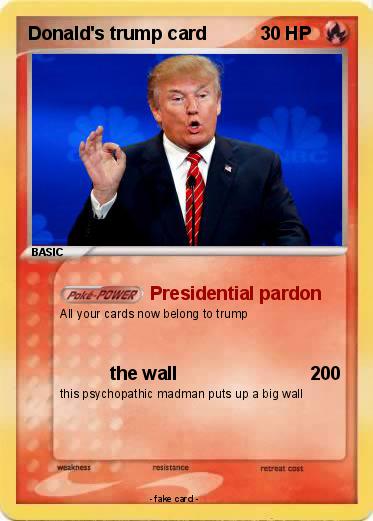 Pokemon Donald's trump card