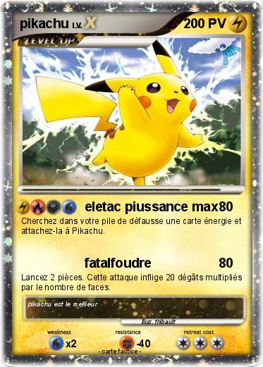 Pokemon pikachu